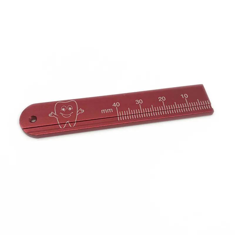5pcs Dental measuring tape High Quality Dental Span Measure Scale Endo Rulers Aluminium Endodontic Finger Rulers Materials