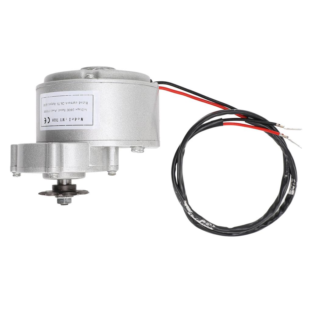 24V 650W Getriebeuntersetzung Elektromotor MY7618 3150U/min für Elektrofahrrad Kleines Motorrad Landwirtschaftliche Maschinen