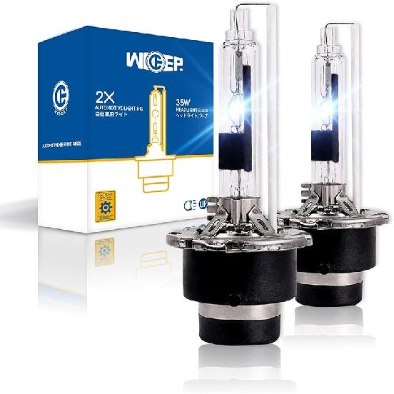 D4S High And Low Beam, 6000K 35W HID Replacement Headlight Bulbs For 66440 42402 42402WX, 2 Pcs