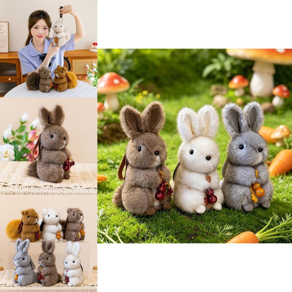 Plush Bunny Toy Collectors Edition With Polyester Material For Kids Gift Decor