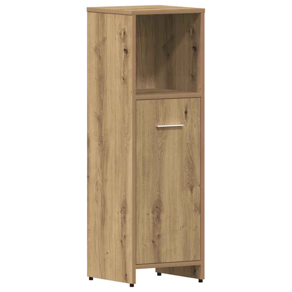 4 Piece Bathroom Furniture Set  Artisan Oak  Engineered Wood