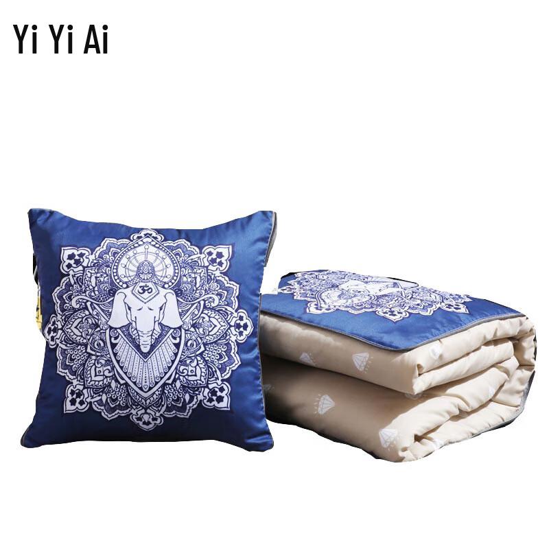

Yiyiai Diamond 3D Flannel Folding Pillow Quilt