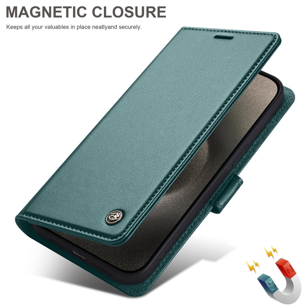Magnetic Flip PU Leather Case For iPhone 17 16 Pro Air 16E 15 14 13 12 11 Pro Max XR XS Plus 7 8 SE Wallet Card Cover Coque