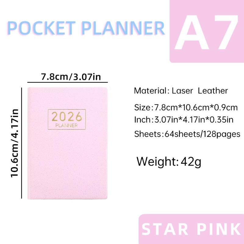 2026 Mini Pocket Planner Calendar To Do List Daily Task Checklist Planner For Home School Office Pocket Planner Calendar