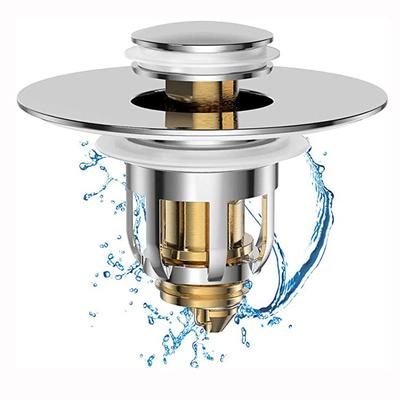 Universal Badwaschbeckenstöpsel Filter Küchenzubehör Verstopfungsschutz Becken Pop-up Waschbecken Dusche Sieb Abfluss Haarfänger
