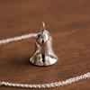 Eveningbell [silver925] Glossy Bell Necklace (2color)