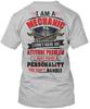 Sarcastic Mechanic Premium T-Shirt Made In the USA Size S To 5XL