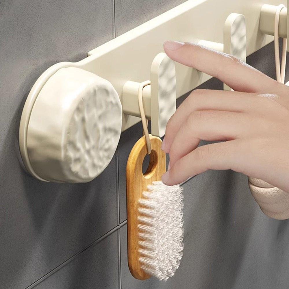 Punch-Free Coat Hanger Wall Mounted Door Rear Hook Bathroom Accessories