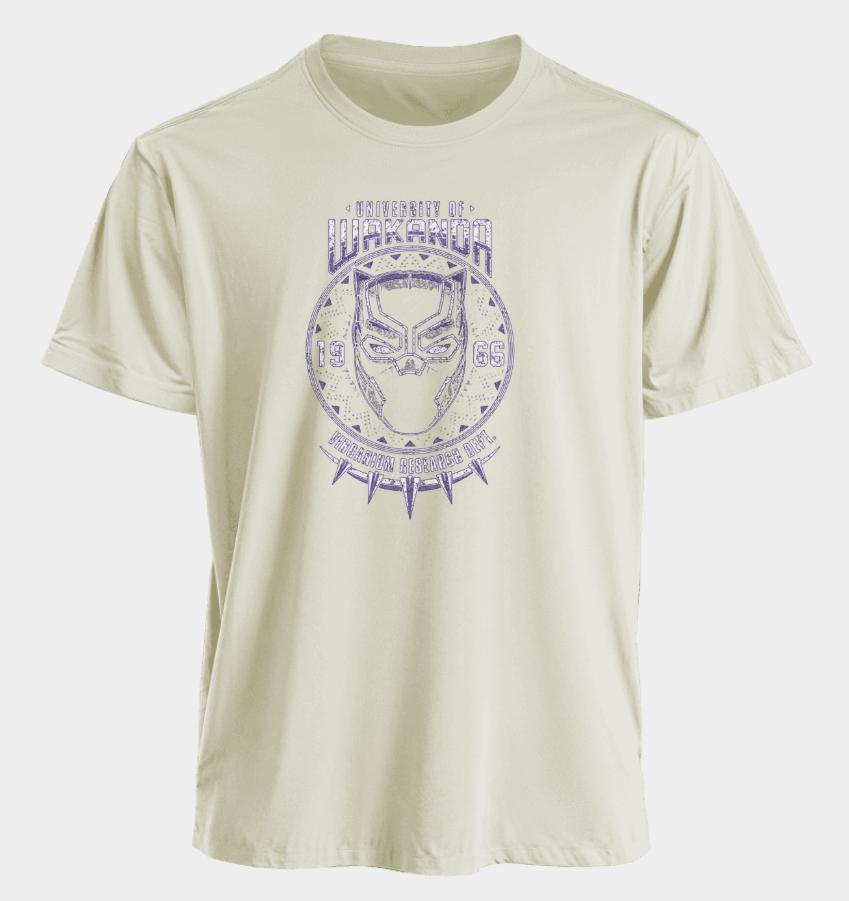 Men's and Women's T-shirts University of Wakanda Summer American Spring and Autumn Niche Casual Oversized Short-sleeved