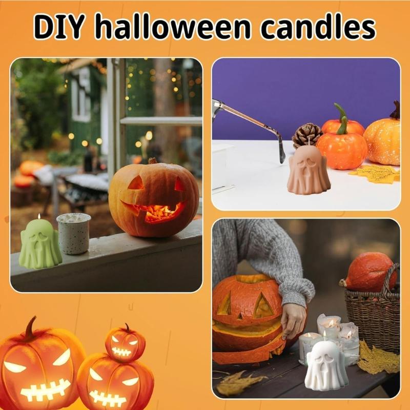 Halloween Spooky Silicone Molds Chocolate Molds Cake Fondant Molds for Making Candle Soap Chocolate Epoxy Resin Project