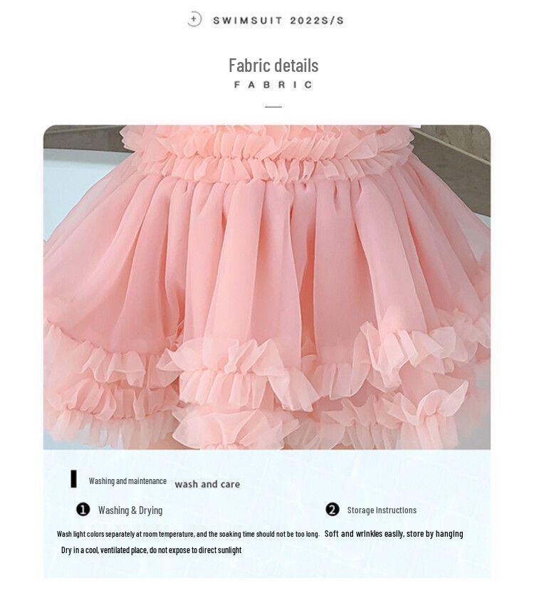 Girls' Summer One-Piece Swimsuit: Trendy 2025 Style for Ages 3-6