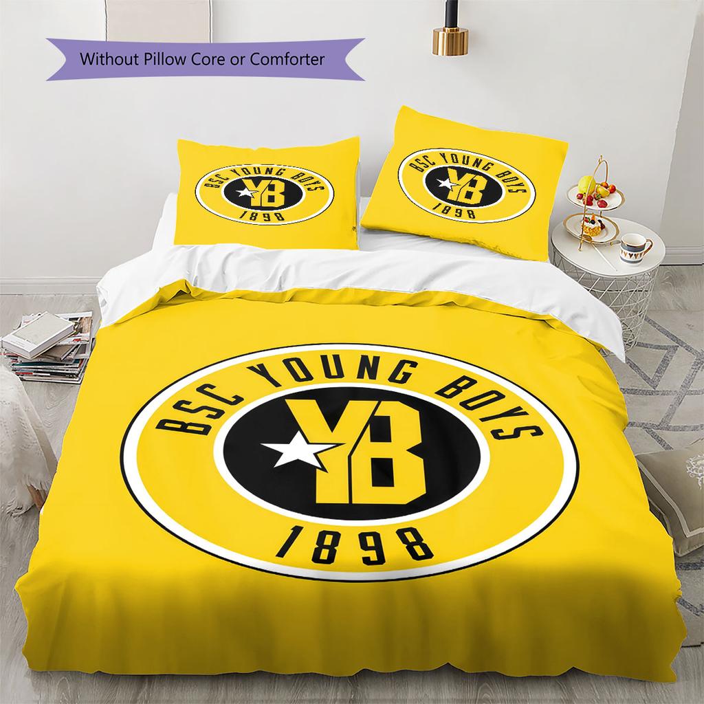 Young Boys Pattern Bedding Home Decoration Birthday Gift ( 1 Duvet Cover + 2 Pillowcase, Without Core),fan Merchandise.