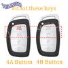 4 Button Car Key Case Cover For Hyundai Avante Sonata Santa Fe    Tucson   Elantra Azera  Creta