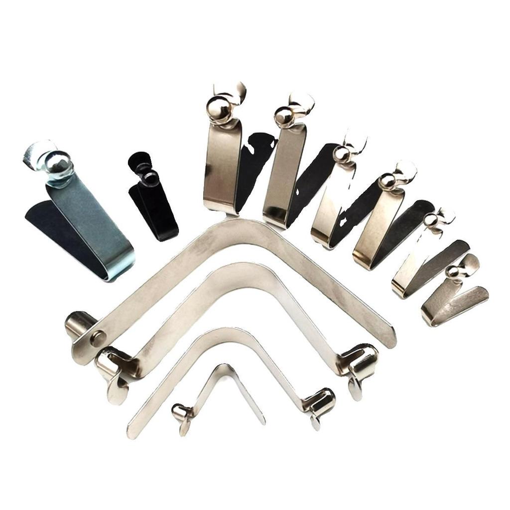 V-Shaped Spring Clip Buckle for Telescopic Tube and Tent Stroller Positioning