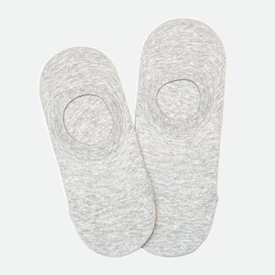 YELLOWSOCKS MEIAS FALSAS BÁSICAS CINZA CLARO