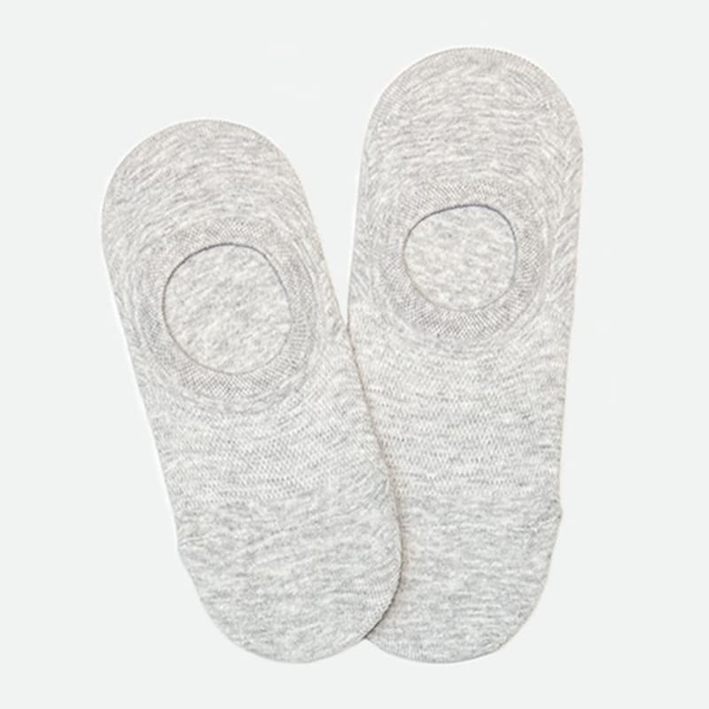 YELLOWSOCKS FAKE SOCKS BASIC LIGHT GREY