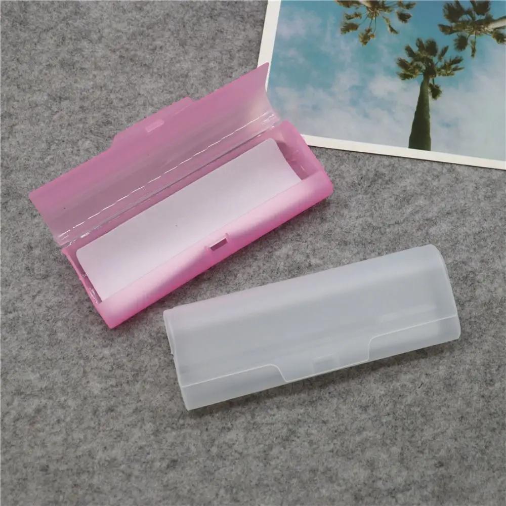 Portable Frosted Glasses Case Transparent Plastic Glasses Storage Box Ultralight Eyeglass Case