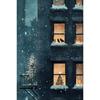 Winter Christmas Wall Art Poster Home Bedroom Living Room Decoration Canvas Painting Christmas Party Decoration Gift Posters