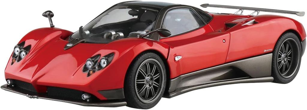 Aoshima Bunka Kyozai The Supercar 19 Pagani Zonda F Plastic Plastic Model (AOSHIMA) No. 1/24 '05 Pre-Colored