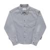 Ami HSh136 De0028 0555 EmboSSed Logo WaShed Grey Denim Men S Shirt