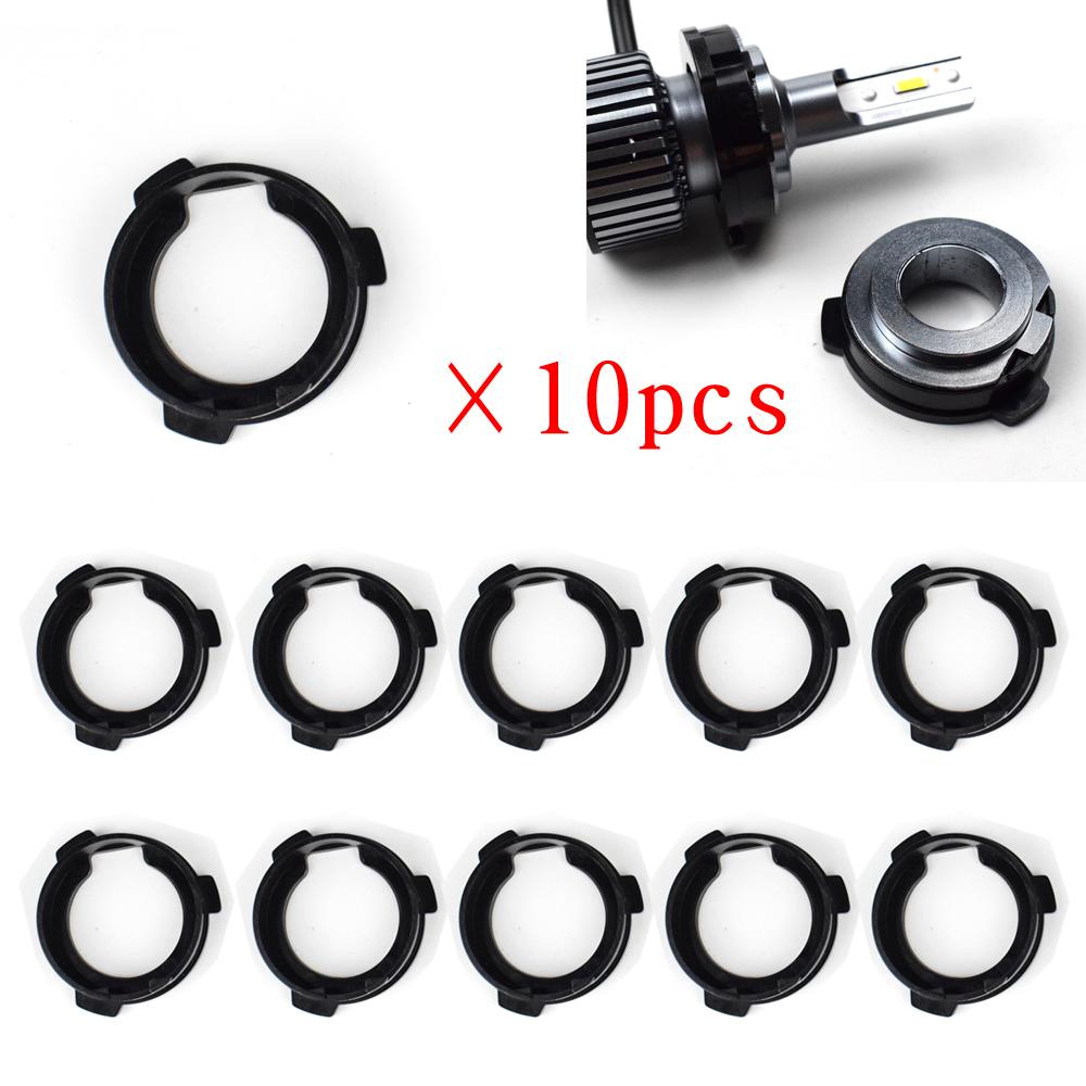 10Pcs/Lot H7 Adaptador Adapter Led For Polo Smart Socket Car Headlight Bulb Base For Volkswagen New Gran Lavida Lamando D108