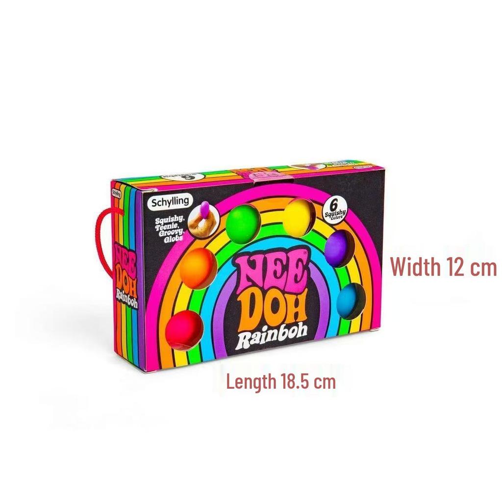 Needoh Squeeze Toy: Maltose Jellyfish with Wiggle Tentacles and Slow-Rebound Ice Cube