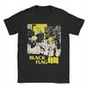 Printed Black Flag Tshirts Men's Cotton Short Sleeve America Rock Band Crewneck Summer TopsTops
