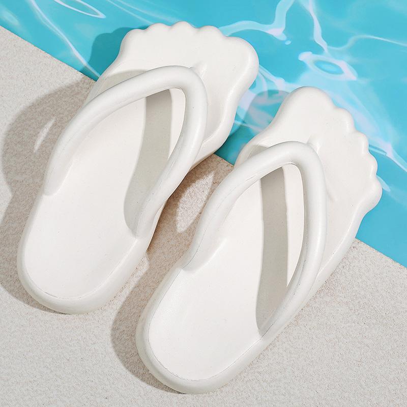 Fashion Summer Flip Flops Men Fashion Platform Flat Heel Slides Shoes Soft EVA Couple Outdoor Modern Slippers Beach Casual Flip Flops