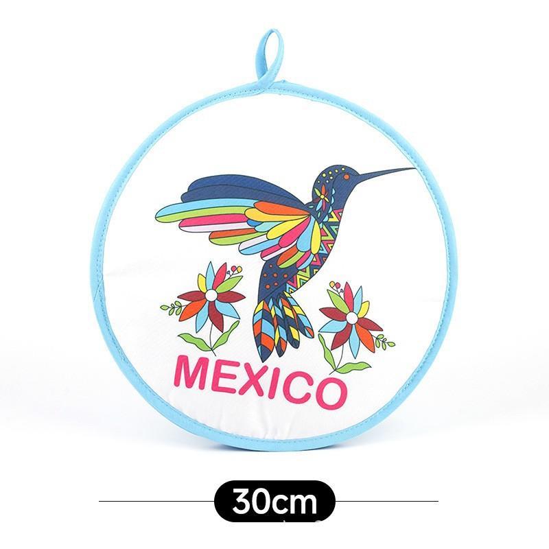 Tortilla Warmer Pouch Round Thickened Insulated Fabric Bag Keep Food Warm For Burrito Pancake Kitchen Dining Party Use