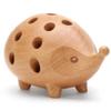 21 Holes Pencil Stand Set Wooden Art Pen Container Multi-function Hedgehog Pen Holder  Desk Storage