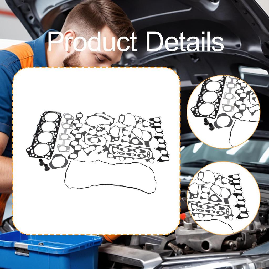 Car Head Gasket Bolts Kit Auto Components Spare Part Replace for Nissan