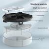 Portable Travel Electric Fly Trap USB Rechargeable Efficient Flycatcher Insect Catching Tool for Picnic RV Home