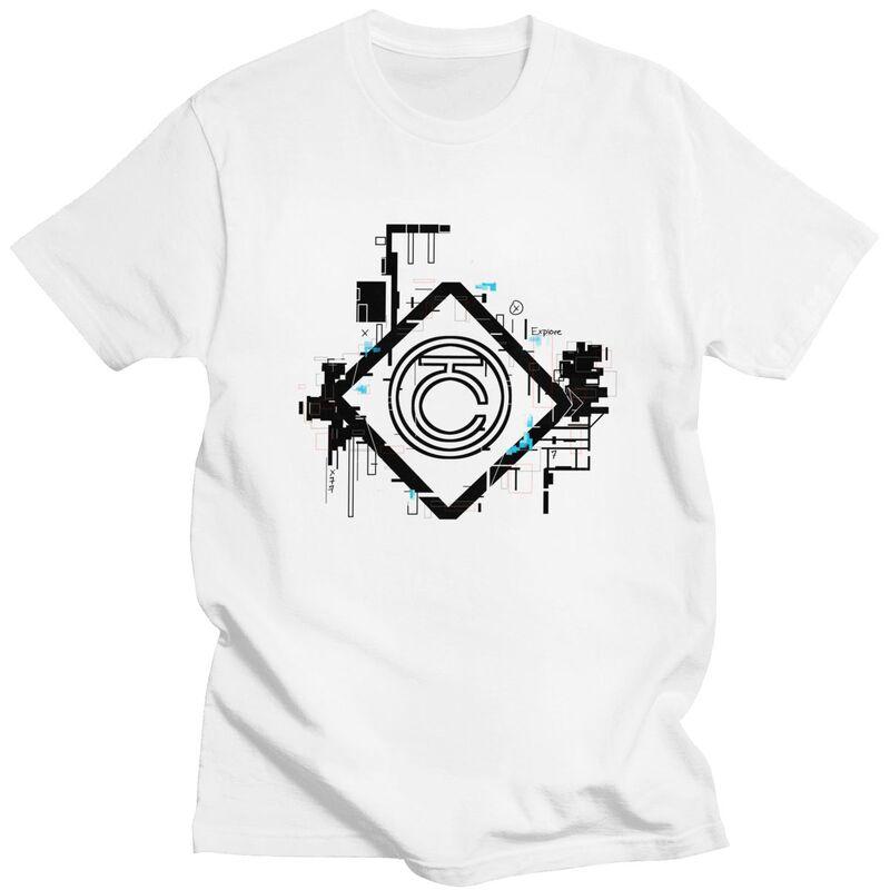 Japanese Tokyo Explorer Techwear T Shirts for Men 100 Cotton Tee Tops Future Tech Street Wear Tshirt Short Sleeve Tshirt