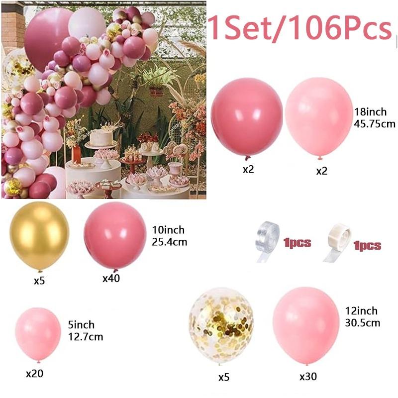 Balloon Party Birthday Wedding Balloon Set Decoration Scene Arrangement Background Wall Balloon Chain