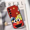S-Sesame S-Street C-Cookie Elmo Phone Case For Samsung Galaxy A73,A72,A71,A70,A53,A52,A51,Others Soft Black Cover