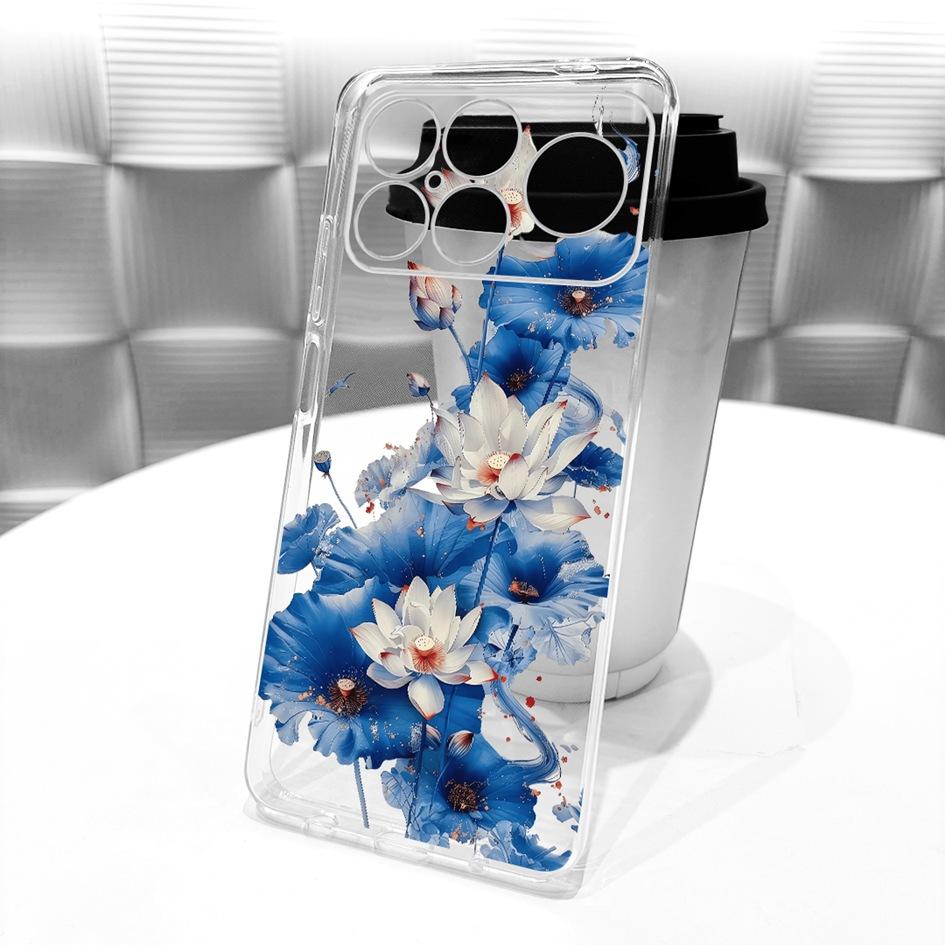 For Xiaomi POCO F8 Ultra Case Luxury Dragon Cartoon Transparent TPU Protection Cover For Poco F8 Pro Ultra PocoF8 Pro Soft Funda