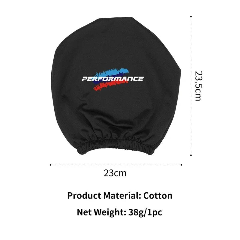 New Car Seat Headrest Cover Taxi Advertising Dust Head Cover Interior Accessories For BMW Performance X1 X3 X5 E39 E46 E90