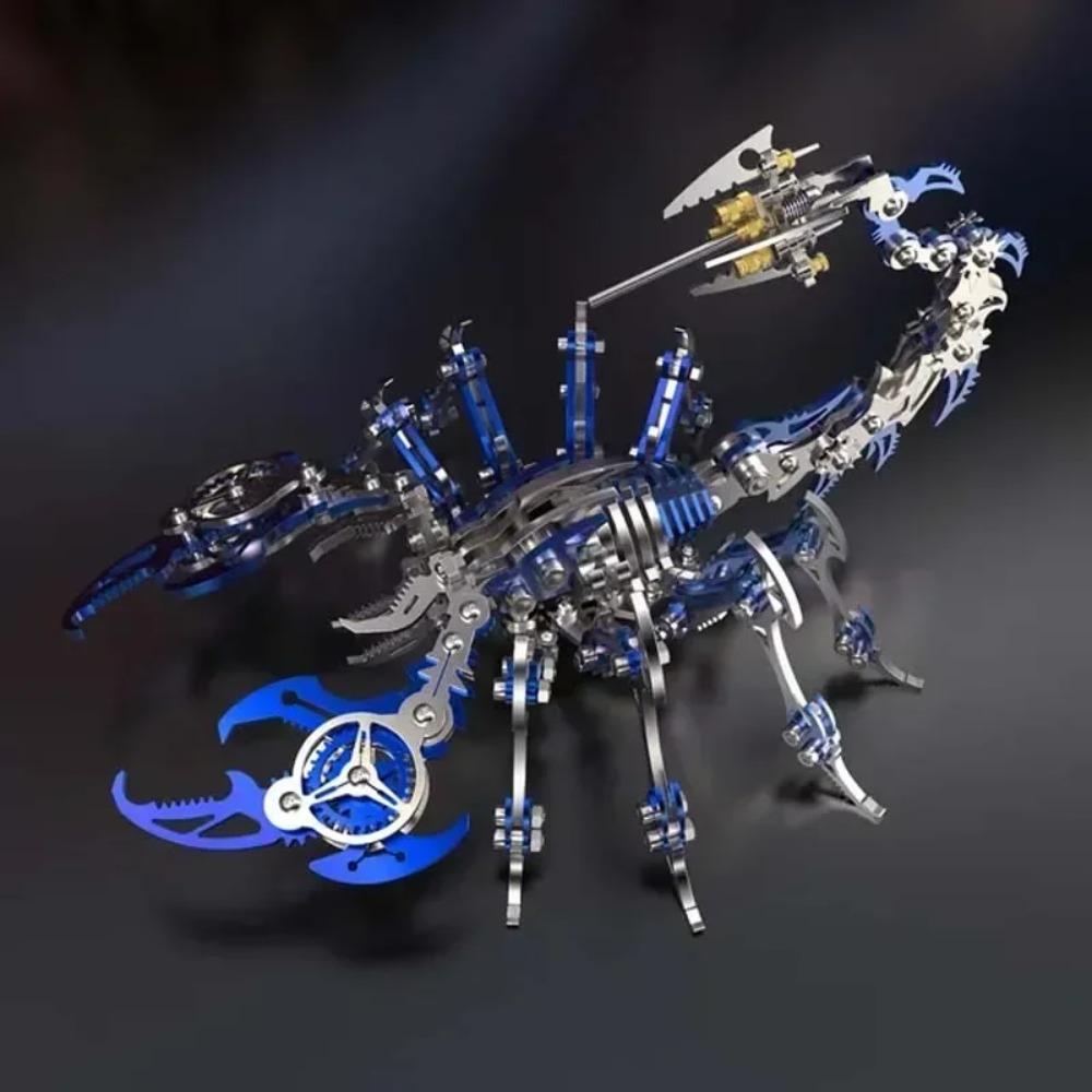 Mechanical Tyrannosaurus Rex, Cobra, Tiger, Scorpion King, Praying Mantis, Hell Level 3D Metal Puzzle Model, High Difficulty Toy