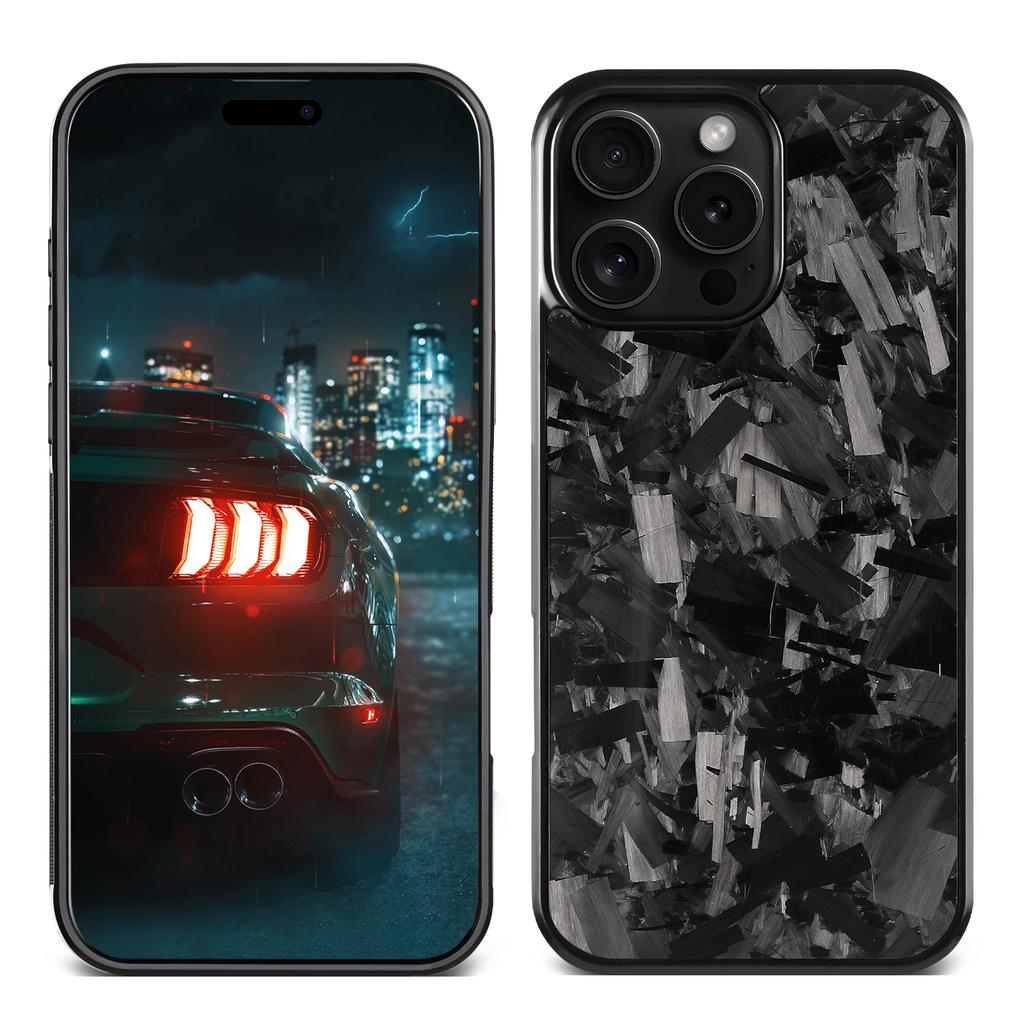 For iPhone 16 Pro Max Magnetic Case Large Texture Aramid Fiber + TPU Phone Cover