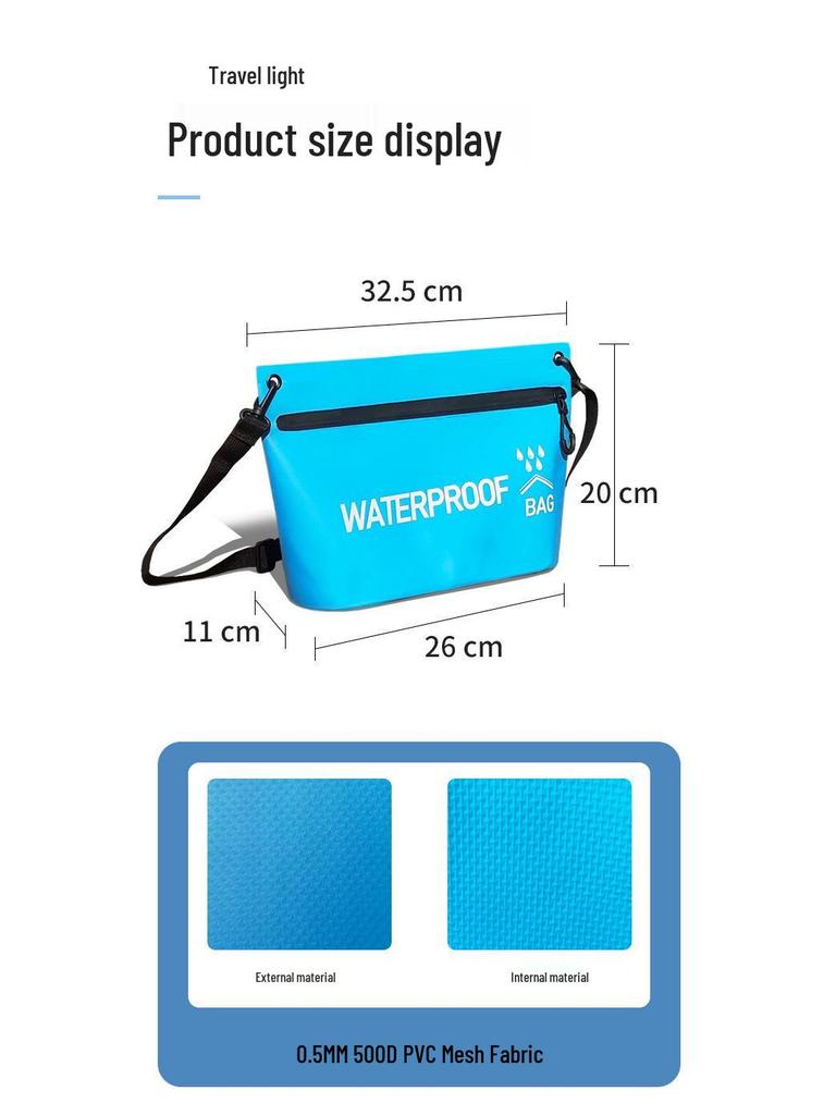 Unisex Waterproof Crossbody Travel Bag - Outdoor, Toiletry, Makeup, & Swimming Shoulder Bag
