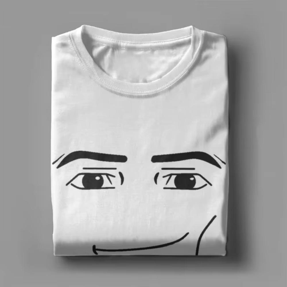 Anime Robot Robloxi Nägu Mood T-särgid Naiste Lõbusad T-särgid Meeskonnakaelusega Lühikeste Varrukatega T-särgid Naiste Rõivad Harajuku T-särgid