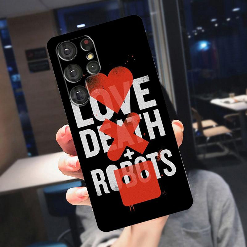 Love Death Robots Cover For Samsung Galaxy S25 Ultra S24 S22 S21 S23 Plus S20 FE S9 S10 S24 FE Phone Case