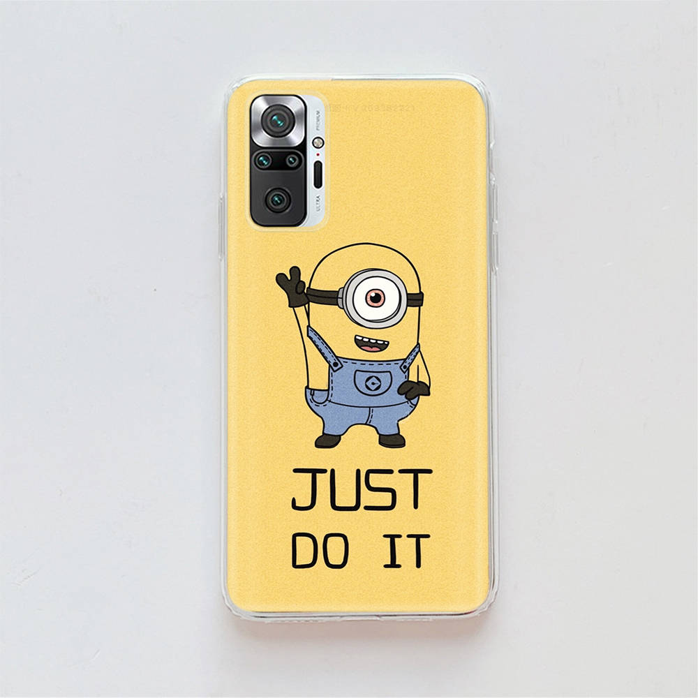 Transparent Case for Samsung A04 A14 A23 A34 A54 M23 M33 M52 M53 Realme Narzo 50 50I 50a Prime C35 C55 C30S 10 9 Pro M-80 Minions