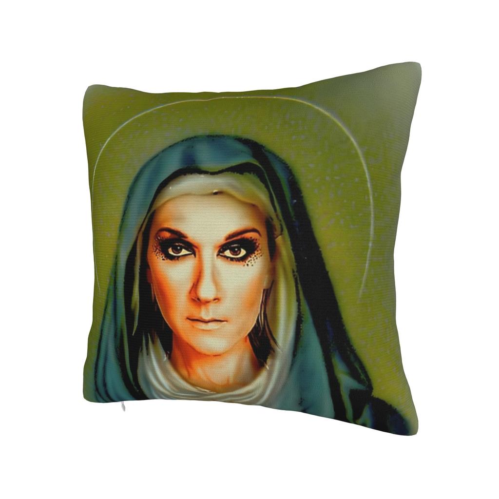 Celines Dion Pillowcase Soft Polyester Cushion Cover Gift Throw Pillow Case Cover Home Square 18''