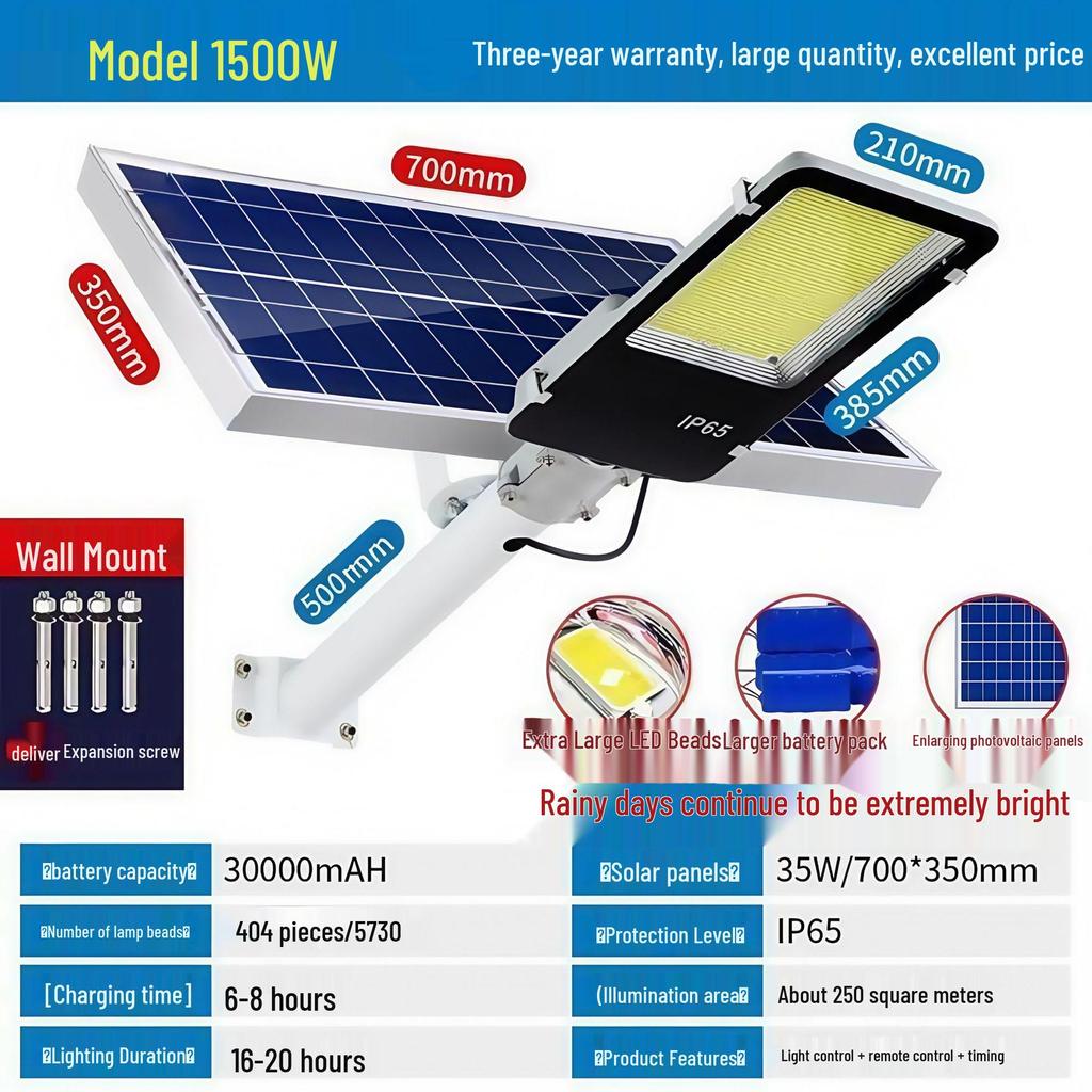 Golden Bean High Power Solar Wall Lights for Outdoor Courtyard - Super Bright New Rural Household Lighting