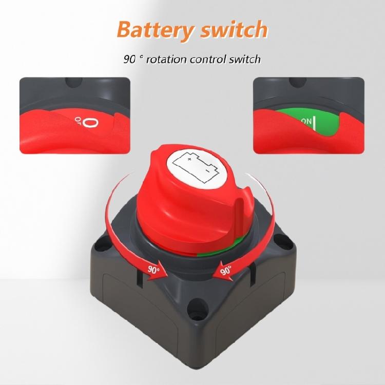 Marine Grade Battery Switches Weatherproof Construction for Electrical System Safety Battery Disconnect Switches