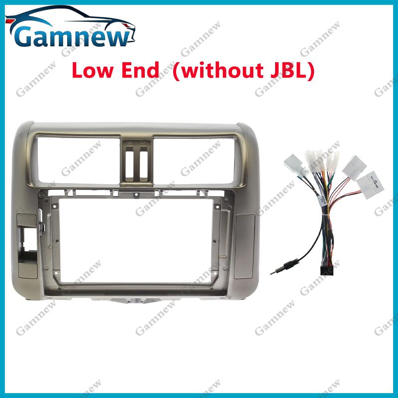 9 Inch Car Frame Fascia Adapter Canbus Box Android Radio Dash Fitting Panel Kit For Toyota Land Cruiser Prado 150 2009-2013