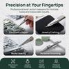 1/2Pcs V/Wide Mouth Lever-Action Eyebrow Tweezers Slanted Eye Brow Clips  Facial Hair Removal