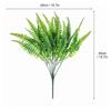 Artificial Boston Fern Hassle Free Lifelike Artificial Shrubs Stems for House Plastic Outdoor
