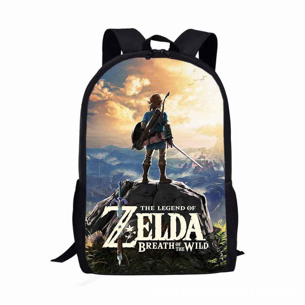 The Legend Of Zelda Student Backpack Durable Waterproof And Trendy For Kids